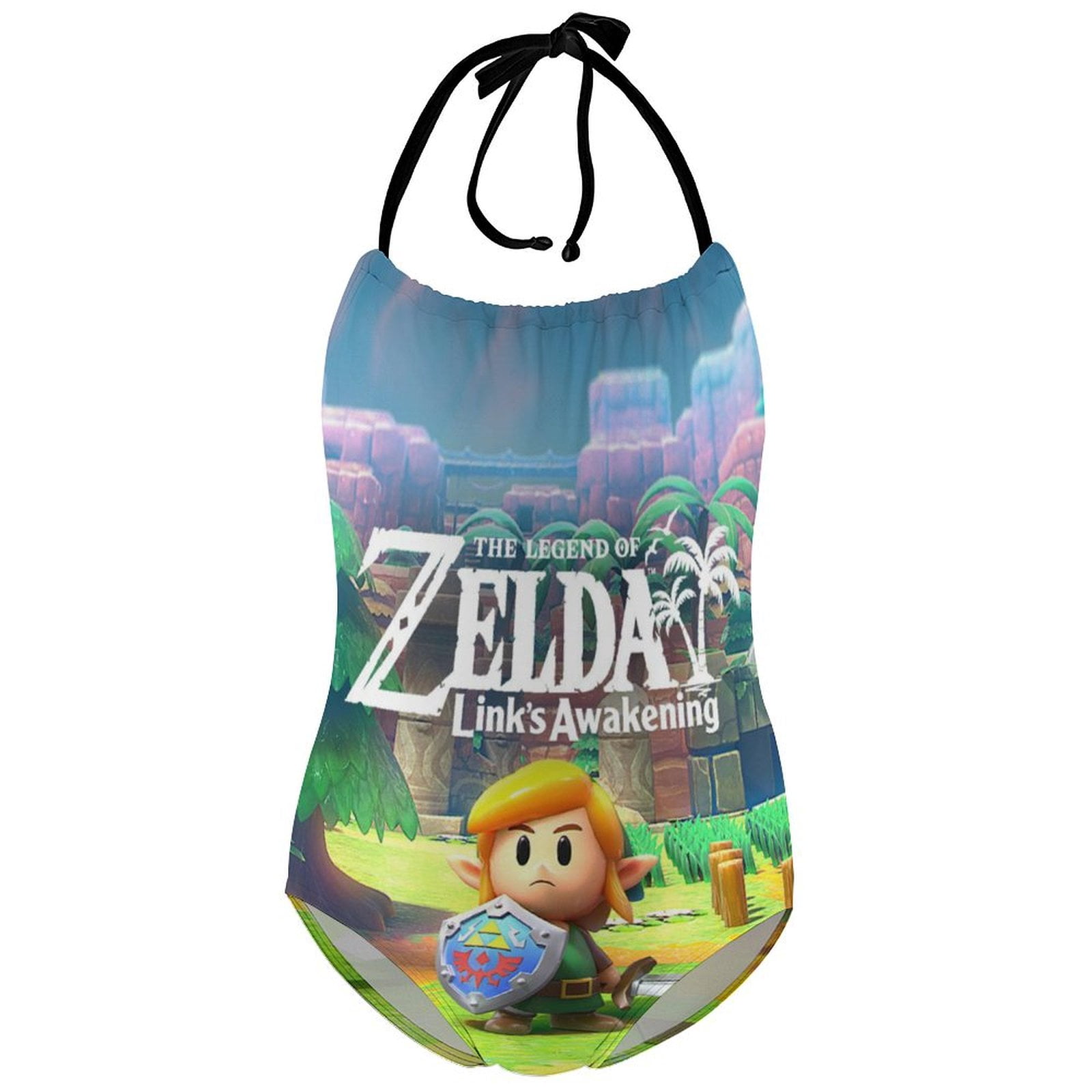 The Legend of Zelda Link's Awakening Girl's Swimsuit One-piece Summer ...