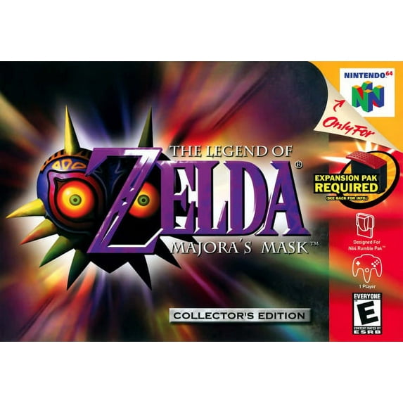 The Legend of Zelda: Majora's Mask N64 Game,US Version