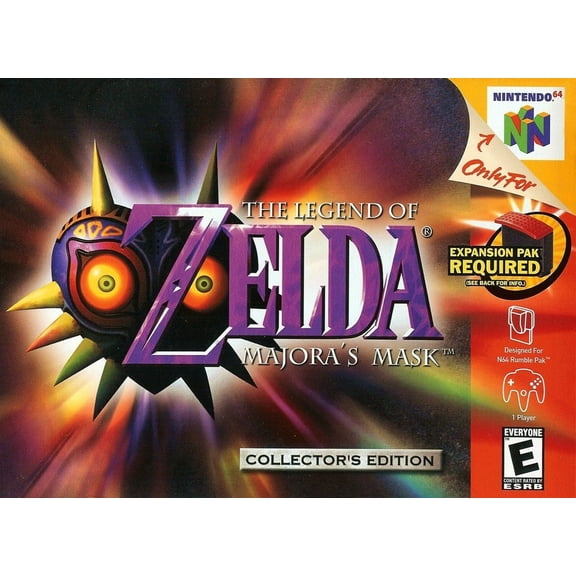 Restored The Legend of Zelda: Majora's Mask - Nintendo 64 Physical