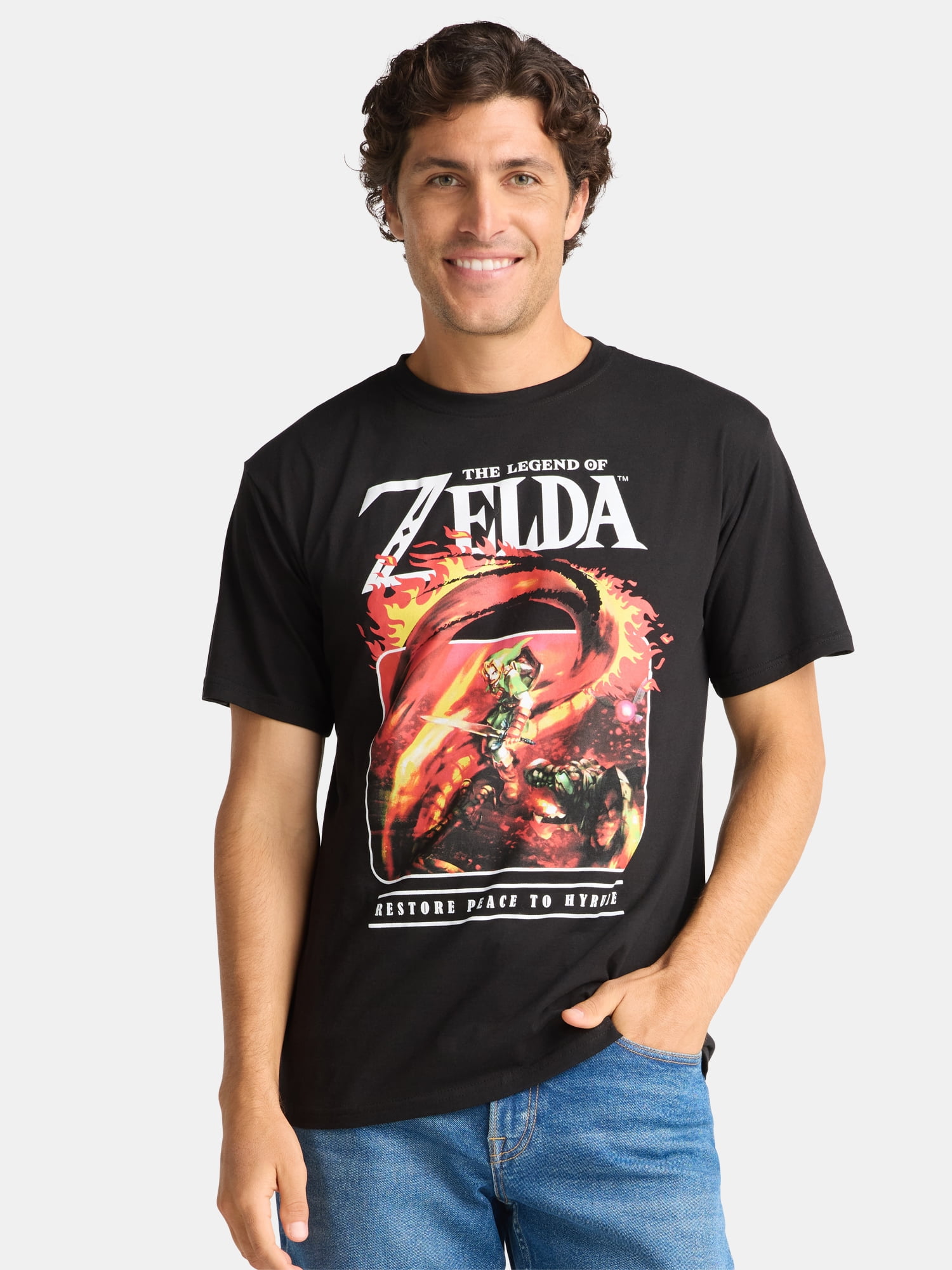 The Legend of Zelda Men's & Big Men's Graphic Cotton T-Shirt, Sizes S-3XL