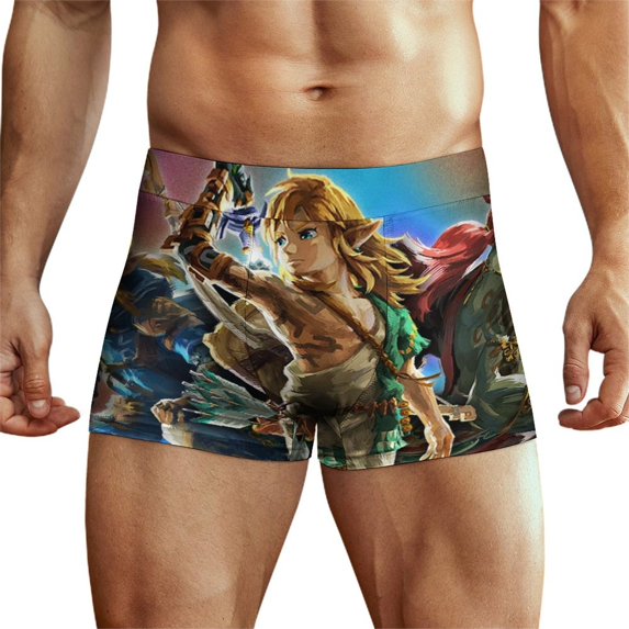 The Legend of Zelda Men's Underwear Boxer Briefs Breathable Stretch Underwear for Mens Boys