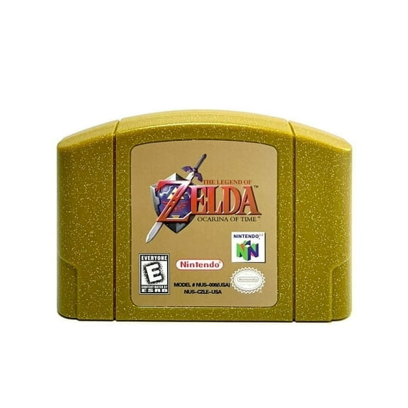 The Legend of Zelda: Ocarina of Time Golden Shell Games Cartridge for N64 Console US Version