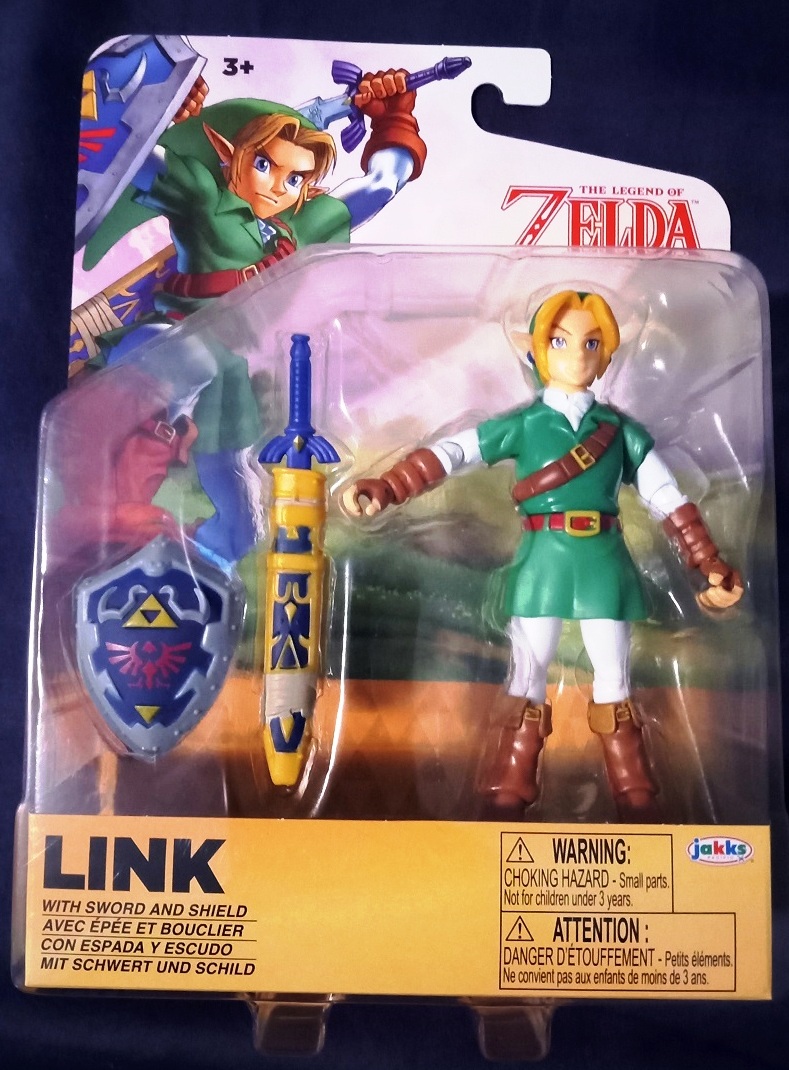 World of Nintendo The Legend of Zelda: Ocarina of Time Link Action Figure 4 in