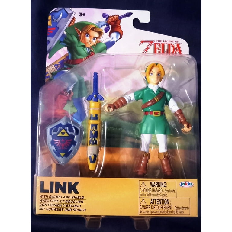 World of Nintendo The Legend of Zelda: Ocarina of Time Link Action Figure 4 in