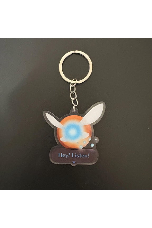 The Legend of Zelda Ocarina of Time Navi Hey! Listen! Keychain (1 keychain)