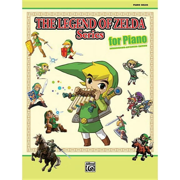 The Legend of Zelda Series for Piano: Intermediate-Advanced Edition, (Paperback)