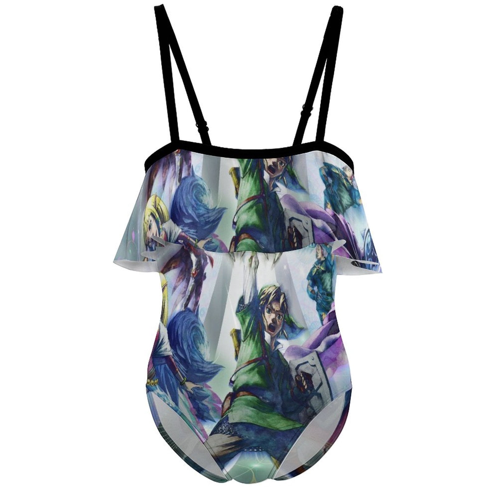 CUPSHE Women's One Piece Swimsuit Halter Plunge Neck Ruched Tummy