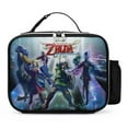 thumbnail image 1 of The Legend of Zelda Skyward Sword Insulated Portable Lunch Bag Leather Detachable Lunchbag Meal Bag Bento Bag Picnic Bag Reusable Lunch Box, 1 of 8
