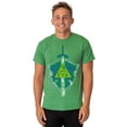 thumbnail image 1 of The Legend of Zelda T-Shirt Men's Triforce Graphic Adult Short Sleeve Tee, 1 of 5