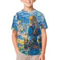 thumbnail image 1 of The Legend of Zelda T-Shirts for Boys Girls, Kids 3D Print Short Sleeve, Unisex Crew Neck Tee Shirts for Youth, 1 of 9
