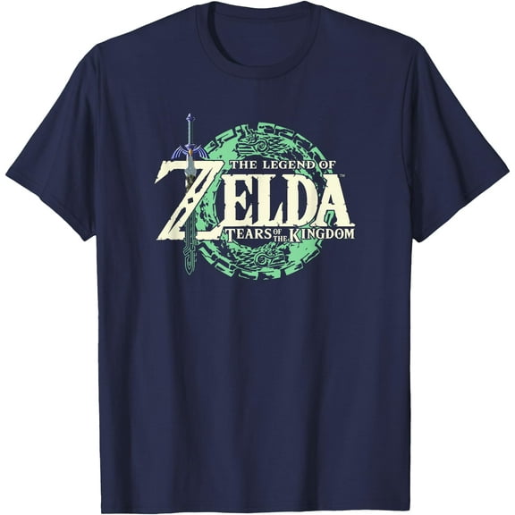 The Legend of Zelda Tears Of The Kingdom Official Logo DTG Print Unisex T-Shirt