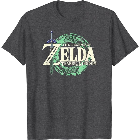 The Legend of Zelda Tears Of The Kingdom Official Logo DTG Print Unisex T-Shirt