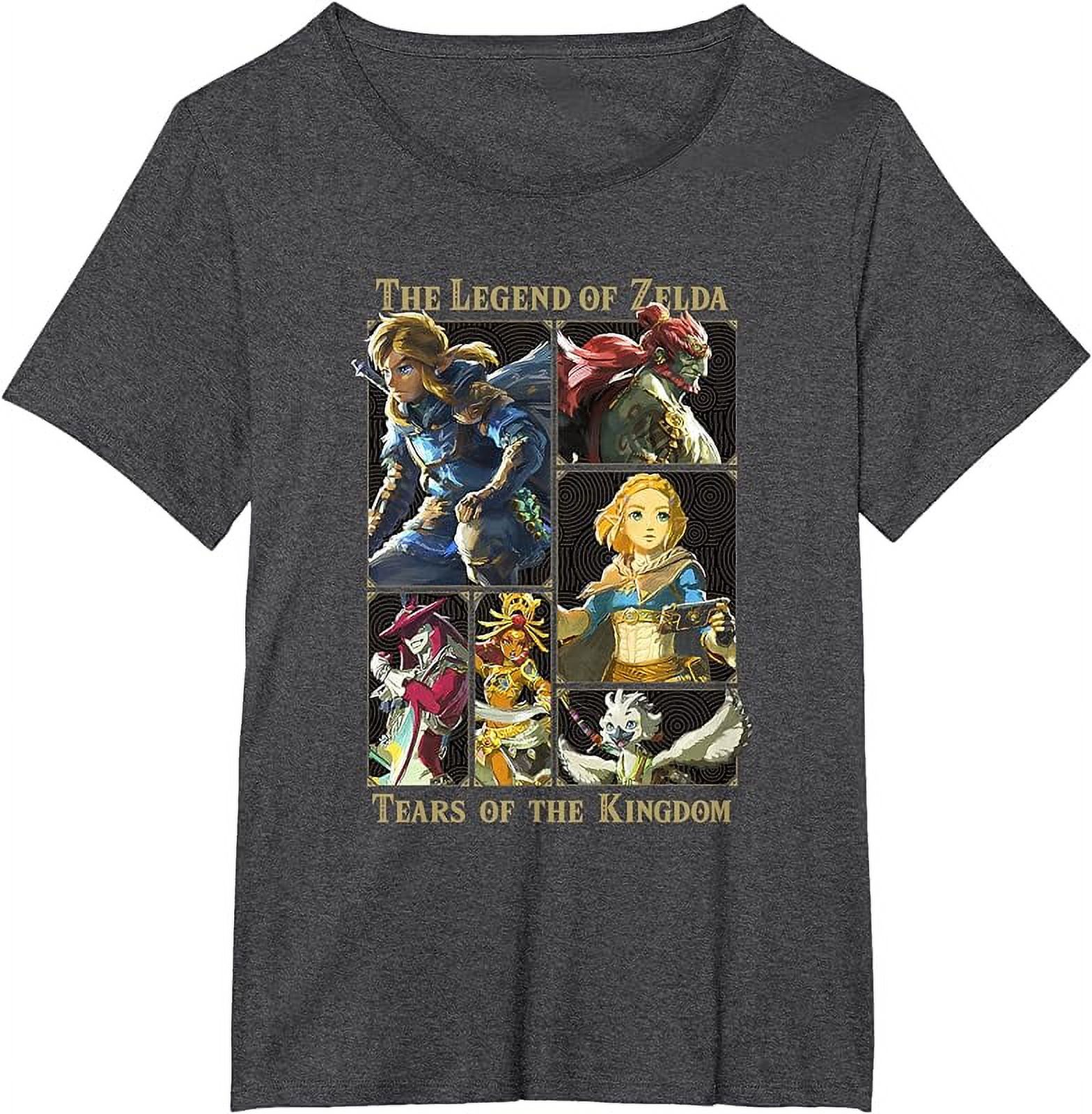 The Legend of Zelda Tears Of The Kingdom Panels Collage TShirt Leisure classic creativity