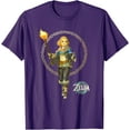 thumbnail image 1 of The Legend of Zelda Tears Of The Kingdom Zelda Runes Circle DTG Print Unisex T-Shirt, 1 of 5