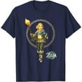 thumbnail image 1 of The Legend of Zelda Tears Of The Kingdom Zelda Runes Circle DTG Print Unisex T-Shirt, 1 of 5