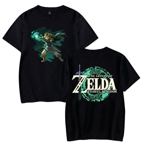 The Legend of Zelda Tears of the Kingdom T-shirt Crewneck Short Sleeve Tee Women Men's Clothes