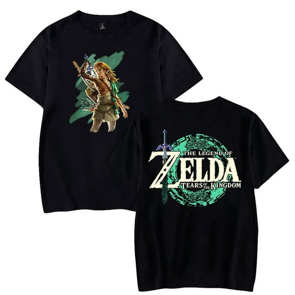 The Legend of Zelda Tears of the Kingdom T-shirt Crewneck Short Sleeve Tee Women Men's Clothes
