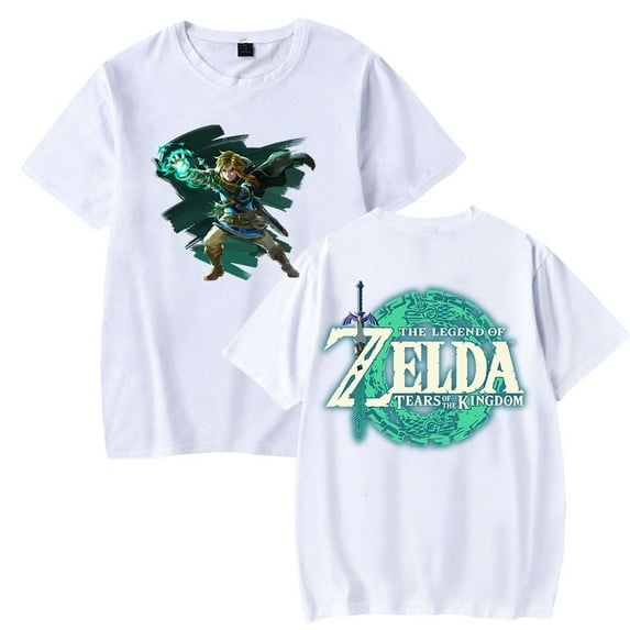 The Legend of Zelda Tears of the Kingdom T-shirt Crewneck Short Sleeve Tee Women Men's Clothes