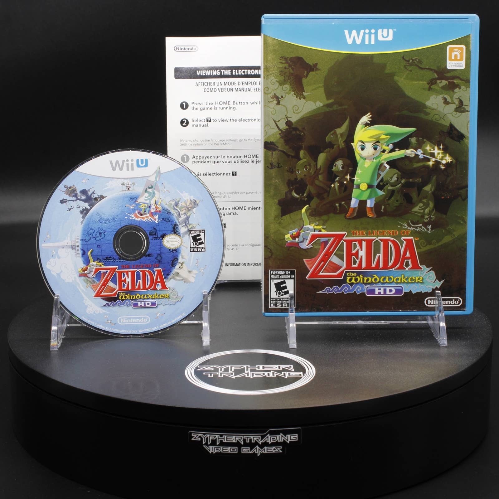 U Invalid Disc Wii U Cleaning Disc Restored The Legend Of Zelda