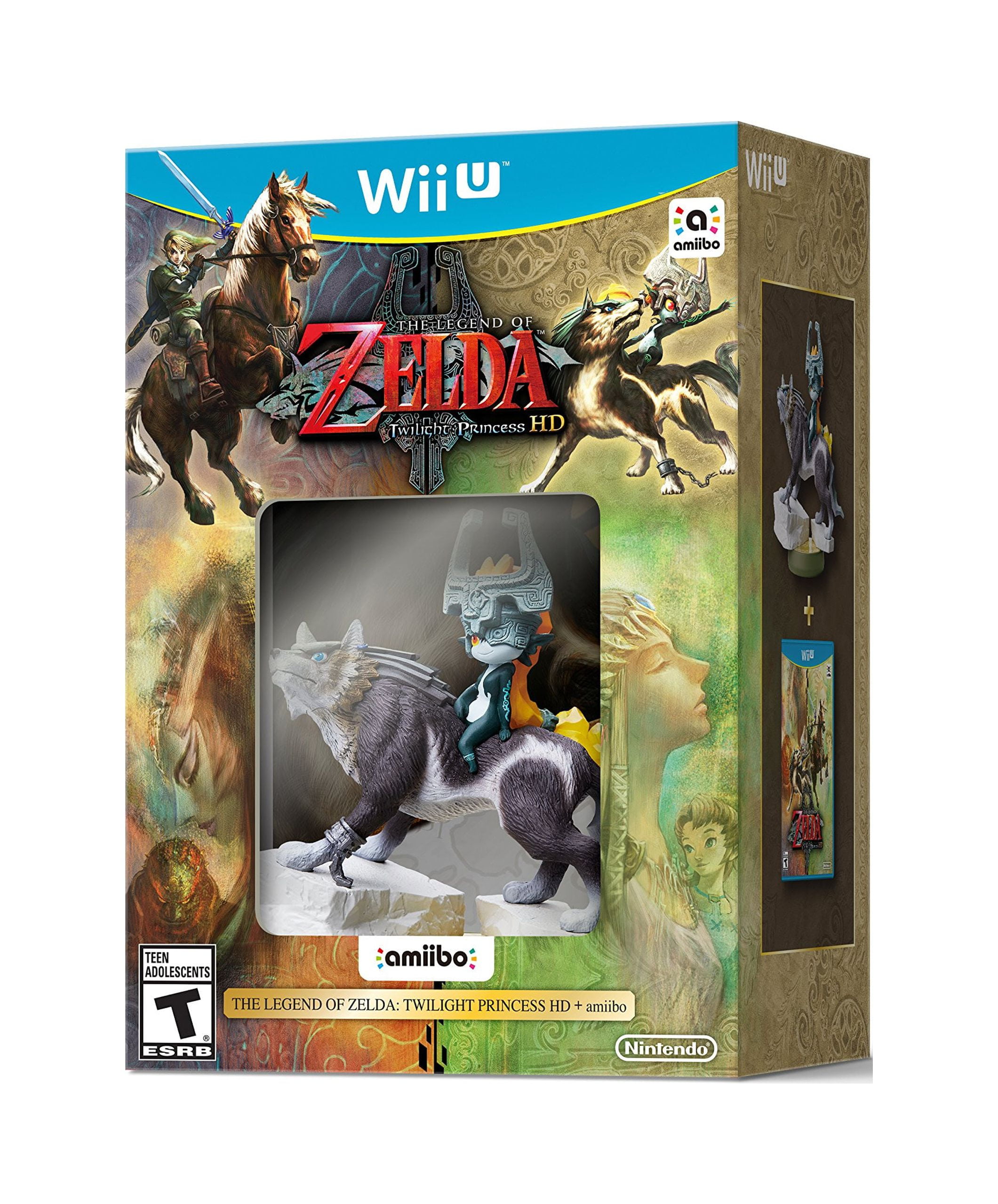 Nintendo Selects Wii U Zelda Twilight Princess Case, Manual and