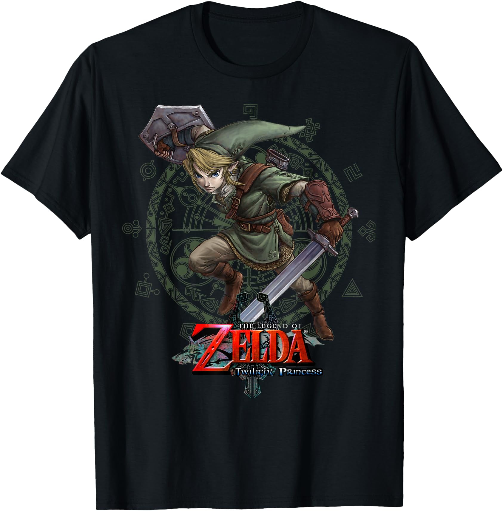 The Legend Of Zelda Twilight Princess Link Hyrule Hero T-shirt For 