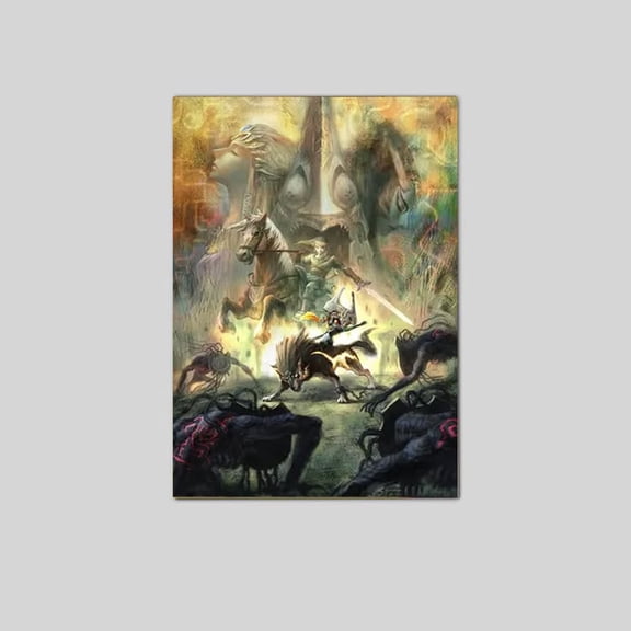 The Legend of Zelda Twilight Princess Poster, wall art, Home decor, holiday gifts. Film Enthusiasts Poster Size 24''x36'' Googate
