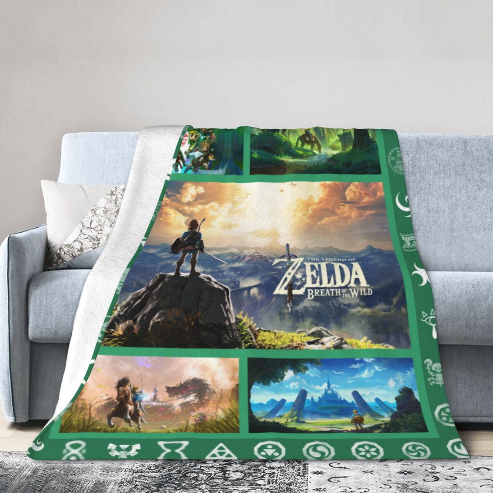 The Legend Of Zelda Kids Adults Ultra Soft Micro Fleece Blanket Throw All Season Fuzzy Lightweight Throw Blankets For Office Company Home Couch Bed