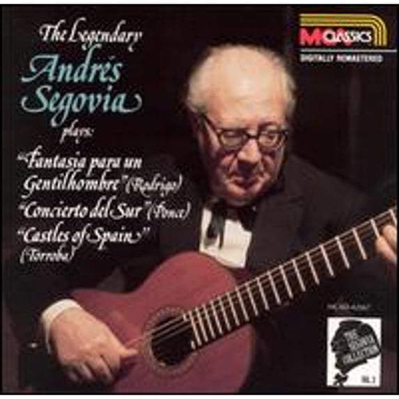 Pre-Owned The Legendary Andrés Segovia plays Fantasia para un Gentilhombre, Concierto del Sur, (CD 0076742206727) by (guitar), Symphony of the Air, Enrique Jorda (conductor)