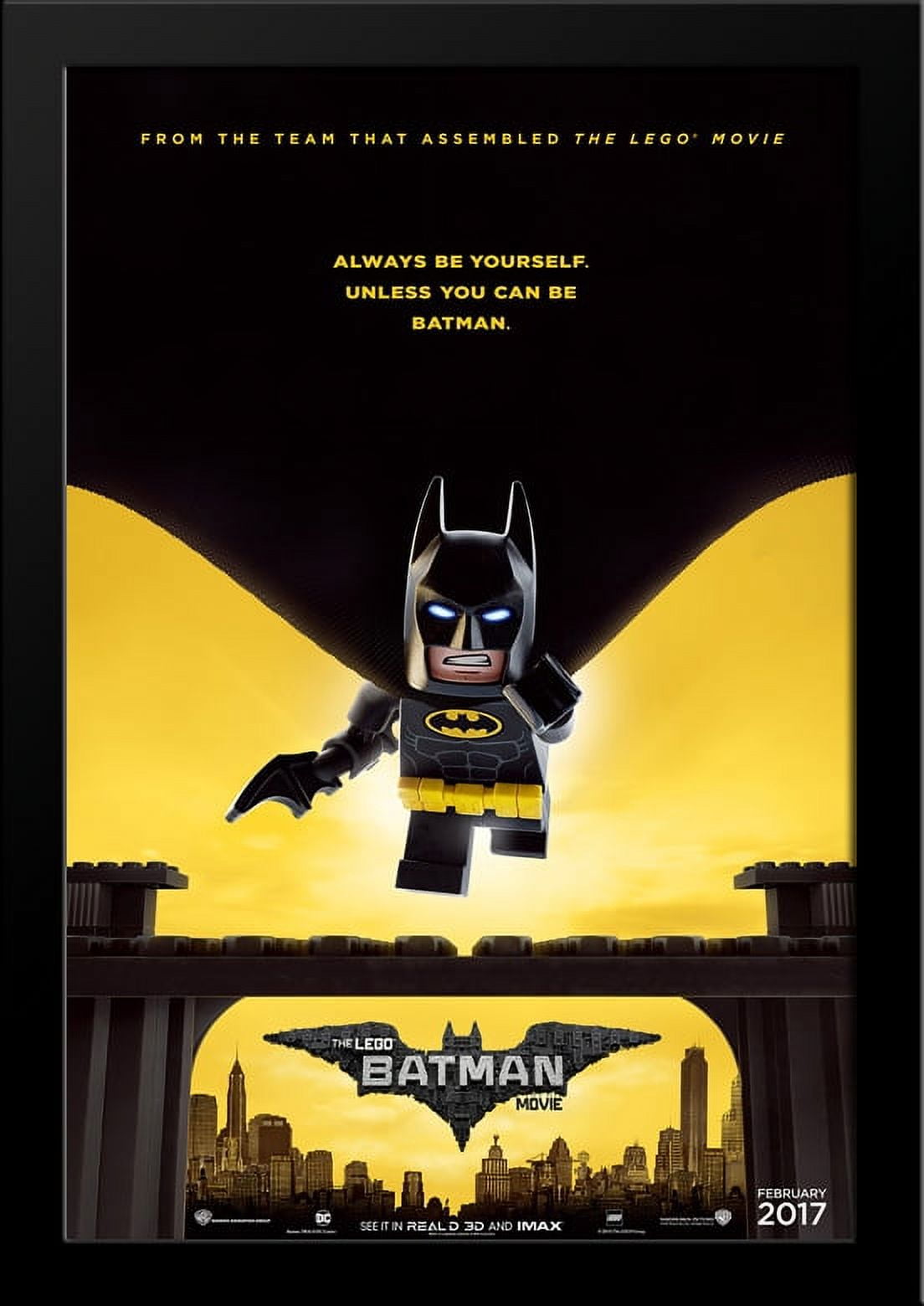 THE LEGO BATMAN MOVIE - 11x17 Framed Movie Poster