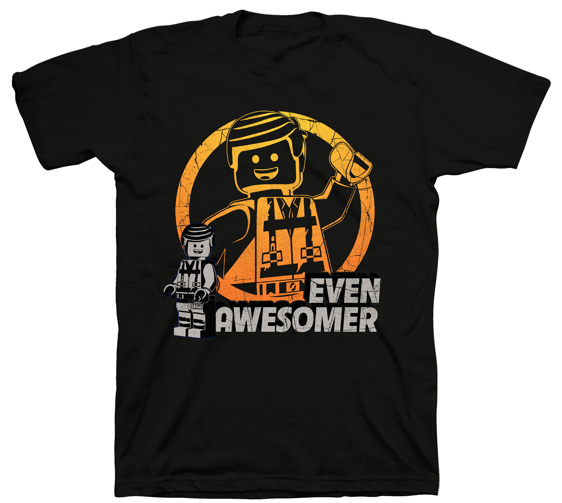 The Lego Movie Even Awesomer Adult T-Shirt (XX-Large, Navy Blue) -  Walmart.com