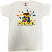 The Lego Movie Still Awesome Adult T-Shirt (XX-Large, Light Yellow)