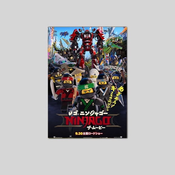 The Lego Ninjago Movie Poster Lego poster Size 24''x36'' The Golden Shop