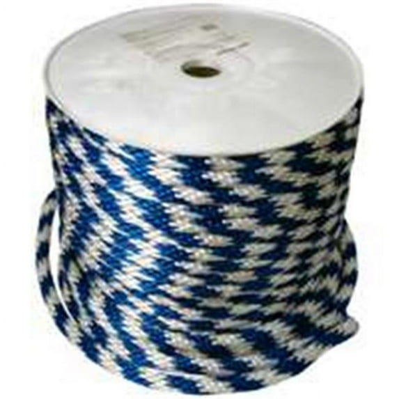 The Lehigh Group 46406 Derby Rope Polypropylene Braid - Blue & White .63 In. x 200 Ft.