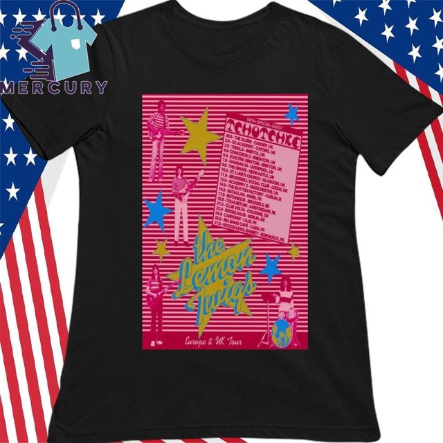 The Lemon Twigs Europe Uk Tour 2024 Poster Shirt