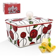 The Leonardo Collection Mackintosh Fine China Butter Dish