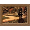 thumbnail image 1 of The Letter 24x19 Gold Ornate Wood Framed Canvas Art by Tissot, James Jacques Joseph, 1 of 2