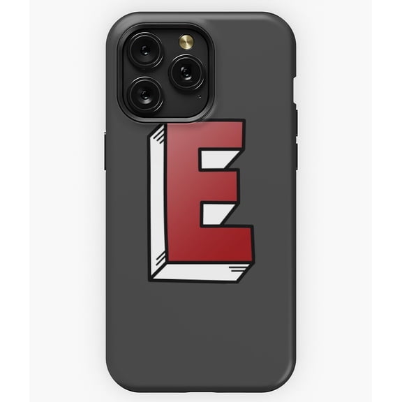 The Letter E Alphabet Initial Monogram G3662 Phone Case for iPhone17 16 15 14 13 12 11 Pro Max