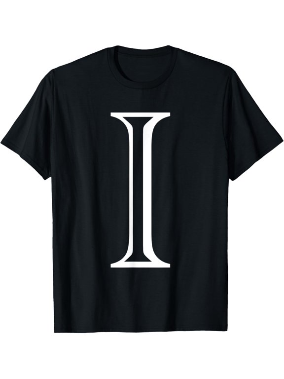 The Letter I Classic Style Capital Alphabet Monogram Initial T-Shirt