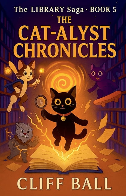 The Library Saga: A Satirical, Genre-Ben The Cat-alyst Chronicles, Book 5, (Paperback)