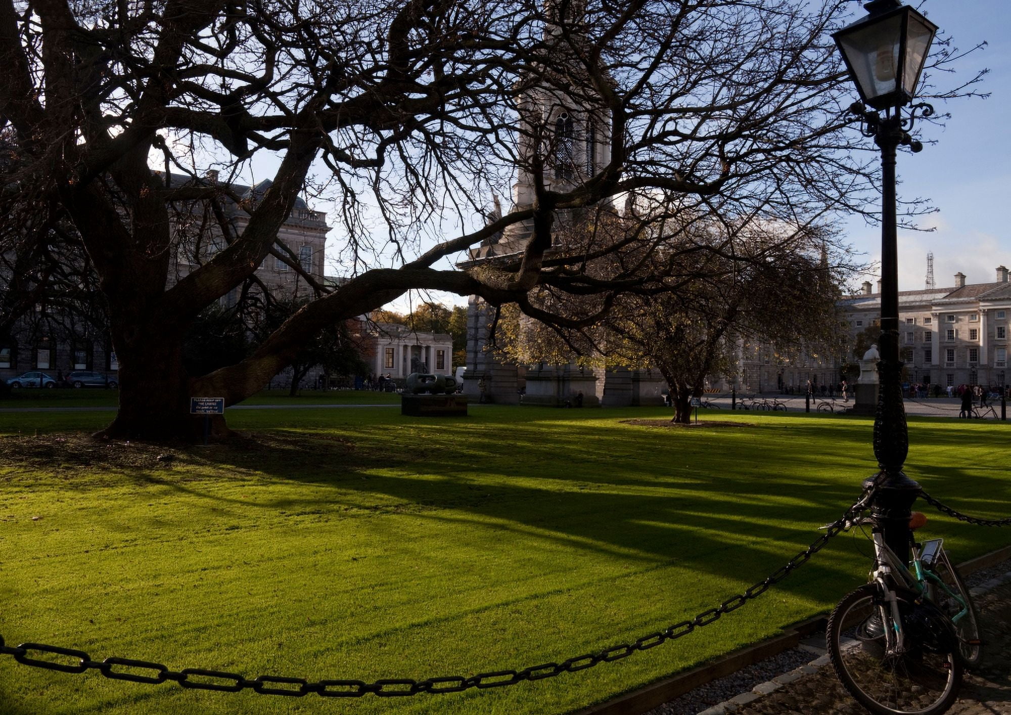 The Library Square Trinity College Dublin Ireland Canvas Art - Panoramic Images (18 x 24)