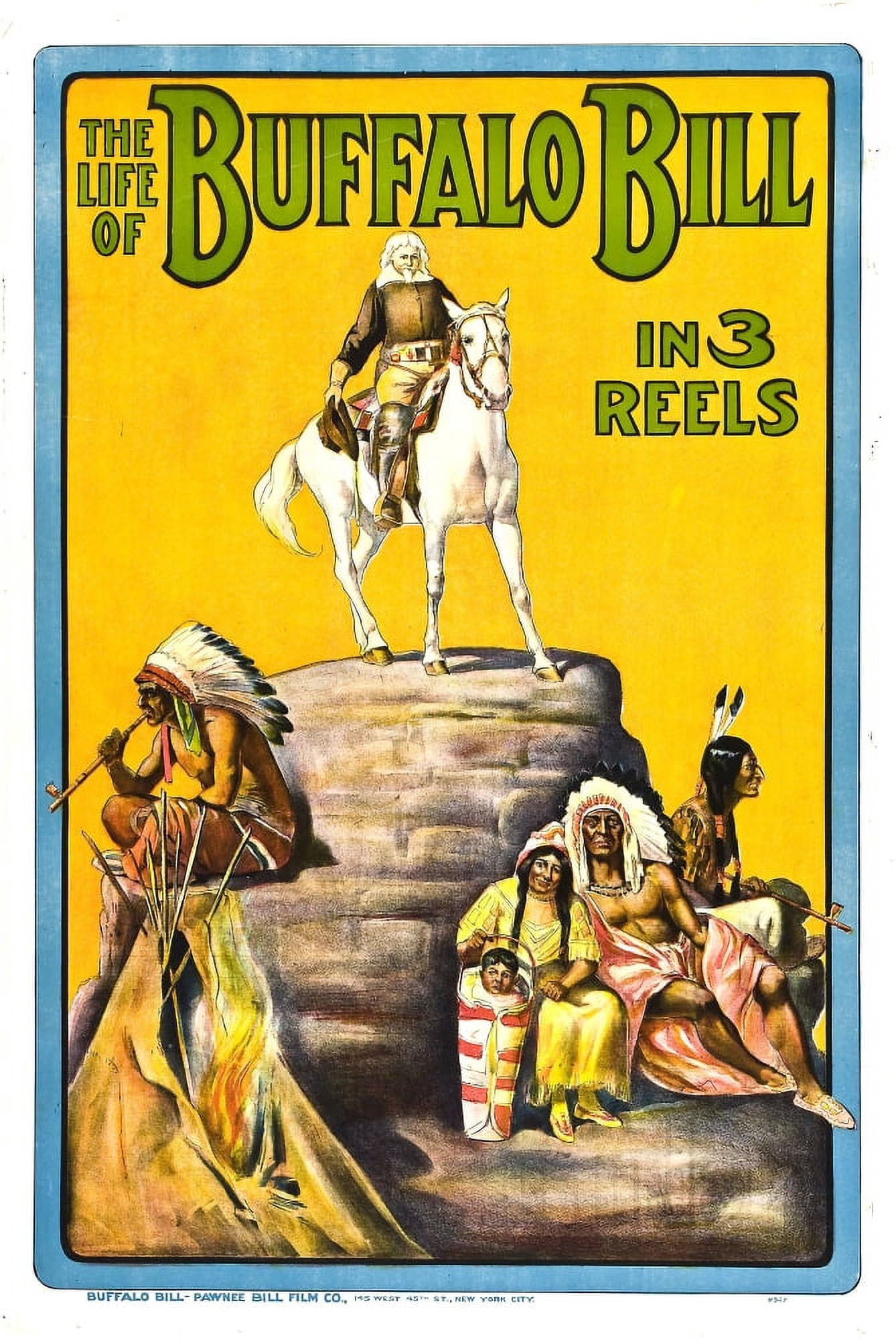 The Life Of Buffalo Bill Canvas Art - (24 x 36)