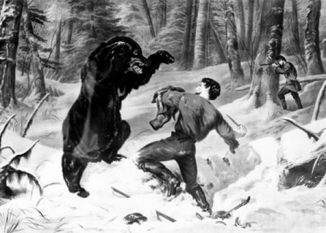 The Life of Hunter Tight Fix Currier & Ives lithograph 1834-1907 Canvas Art - (18 x 24)