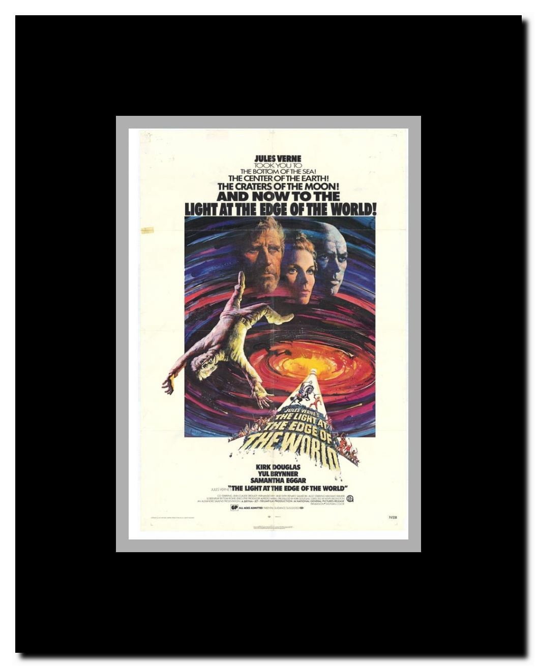 The Light at the Edge of the World Framed Movie Poster