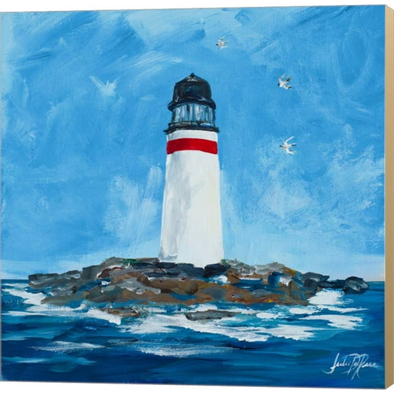 The Lighthouses I by Julie DeRice, Canvas Wall Art