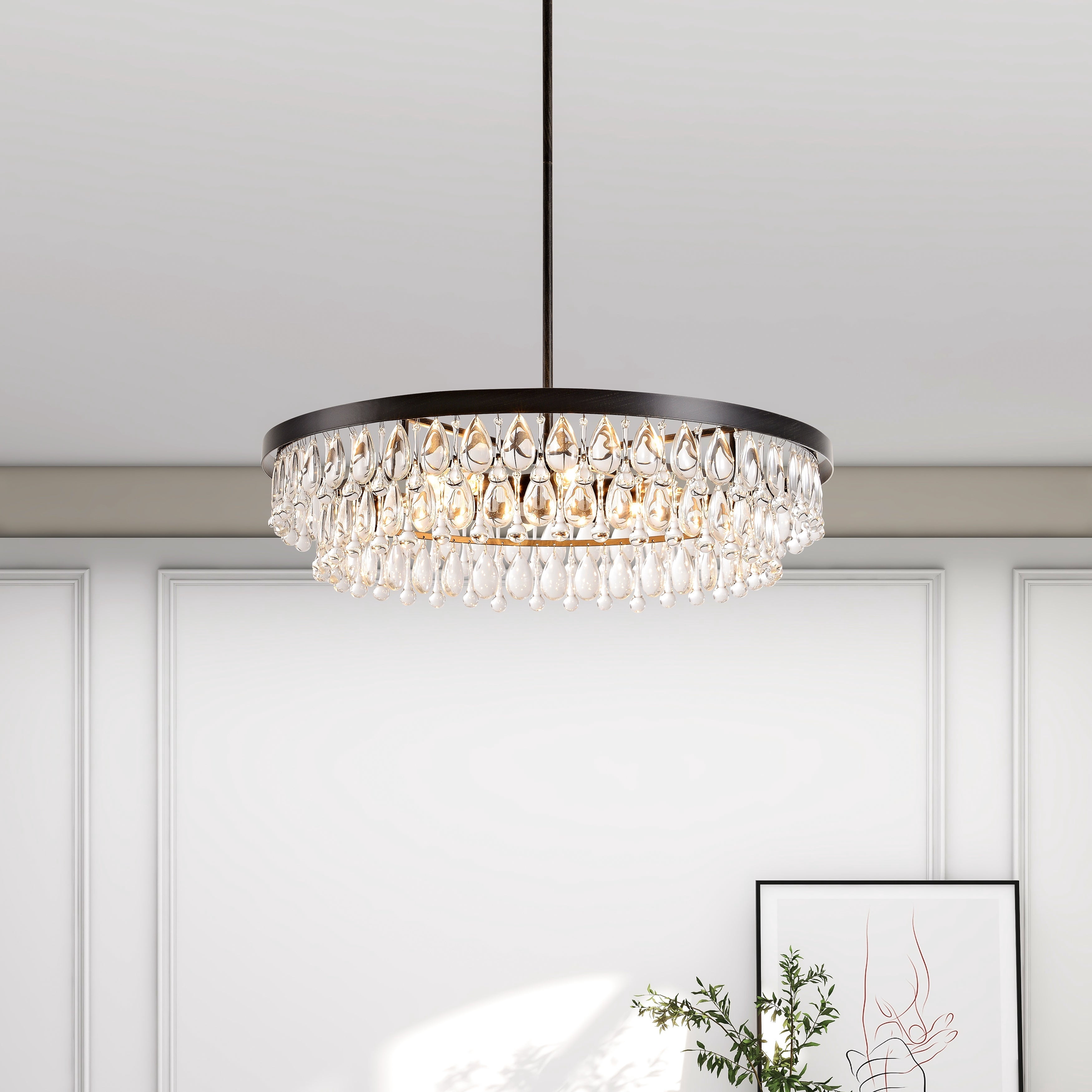 Livex Lighting Devone Semi-Flush Lantern - Brushed Nickel Ceiling Fixture