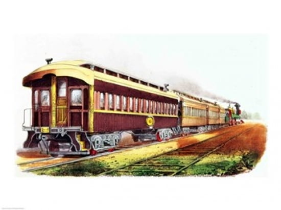 The Lightning Express Canvas Art - (36 x 24)
