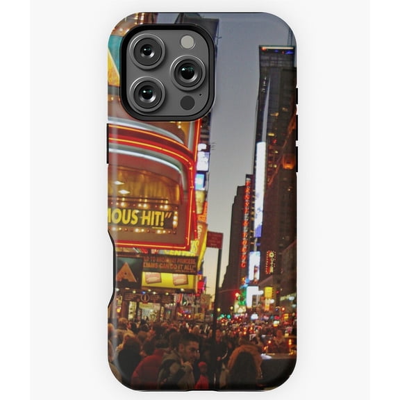 The Lights Are Always Bright NYC Phone Case for iPhone 16 15 14 13 12 11 Pro Max
