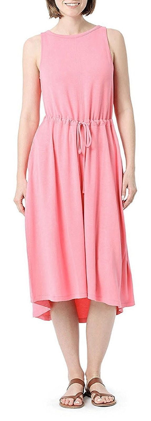 knee length dresses for ladies The Lakeside Collection Women's Tie-Dye V-Neck Midi Dress main image 1