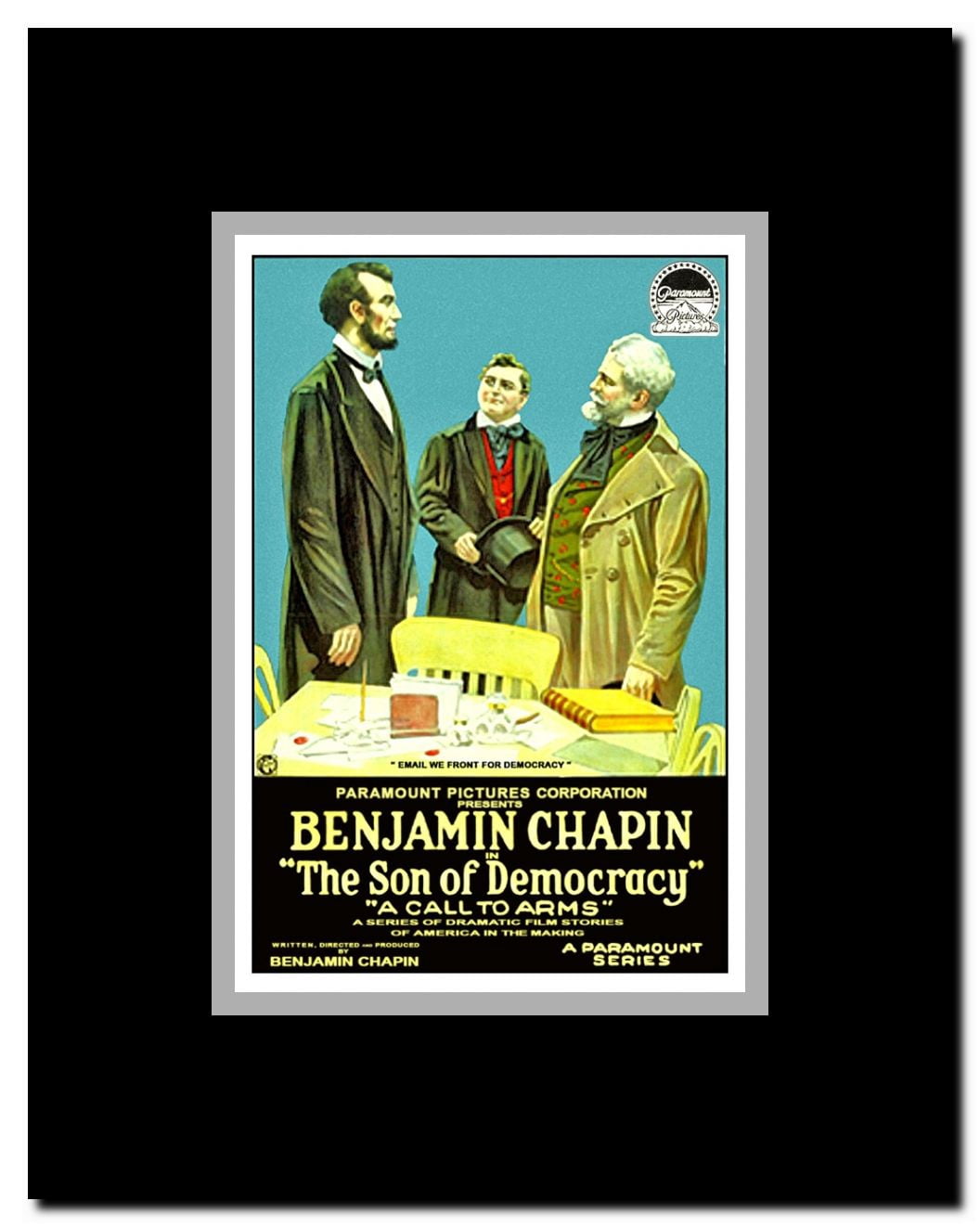 The Lincoln Cycle Framed Movie Poster