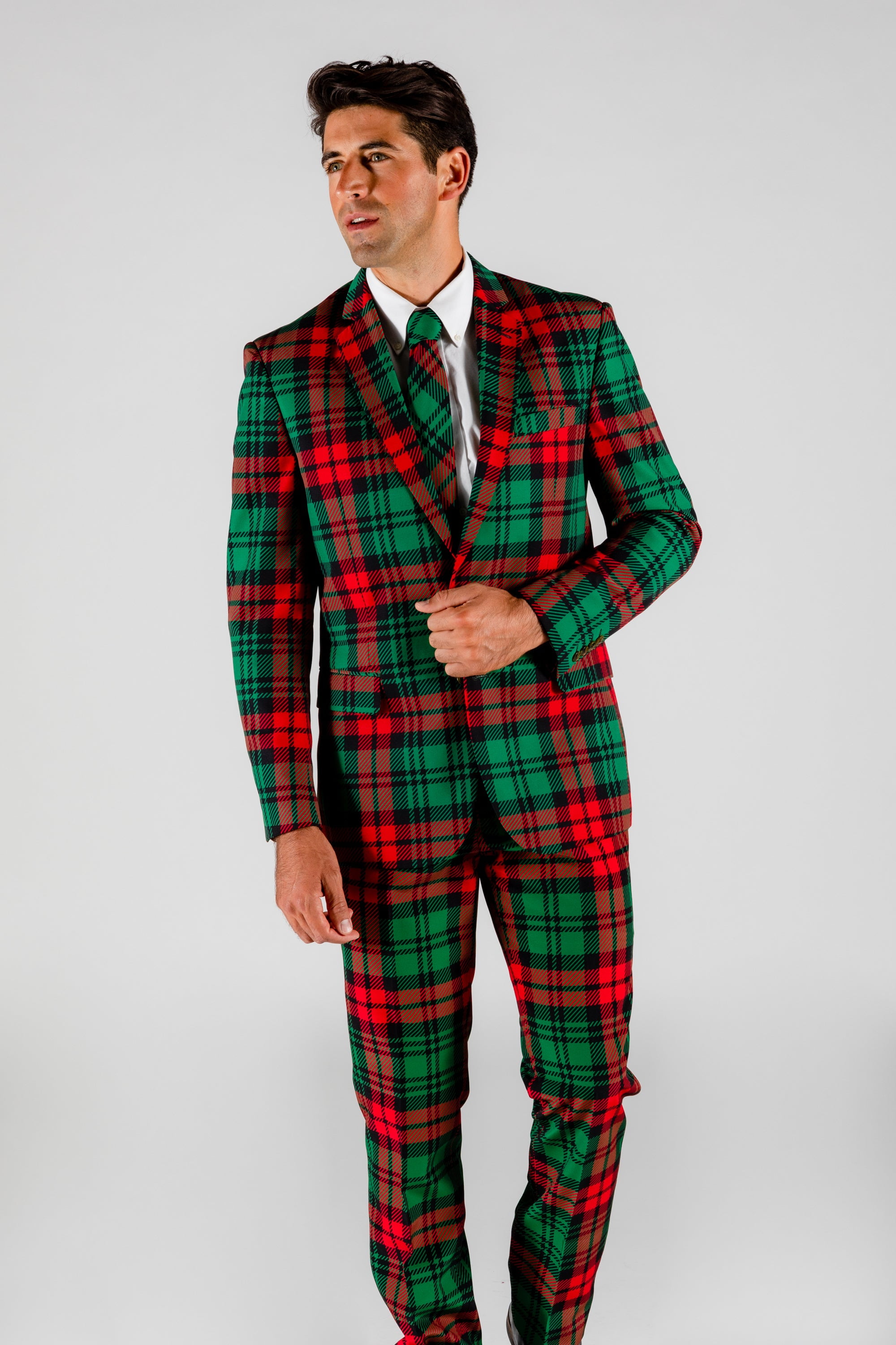 The Lincoln Log Love Daddy - Shinesty Red And Green Plaid